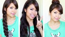 3 Easy Braided Hairstyles for School  5 Strand Braid Hair Tutorial