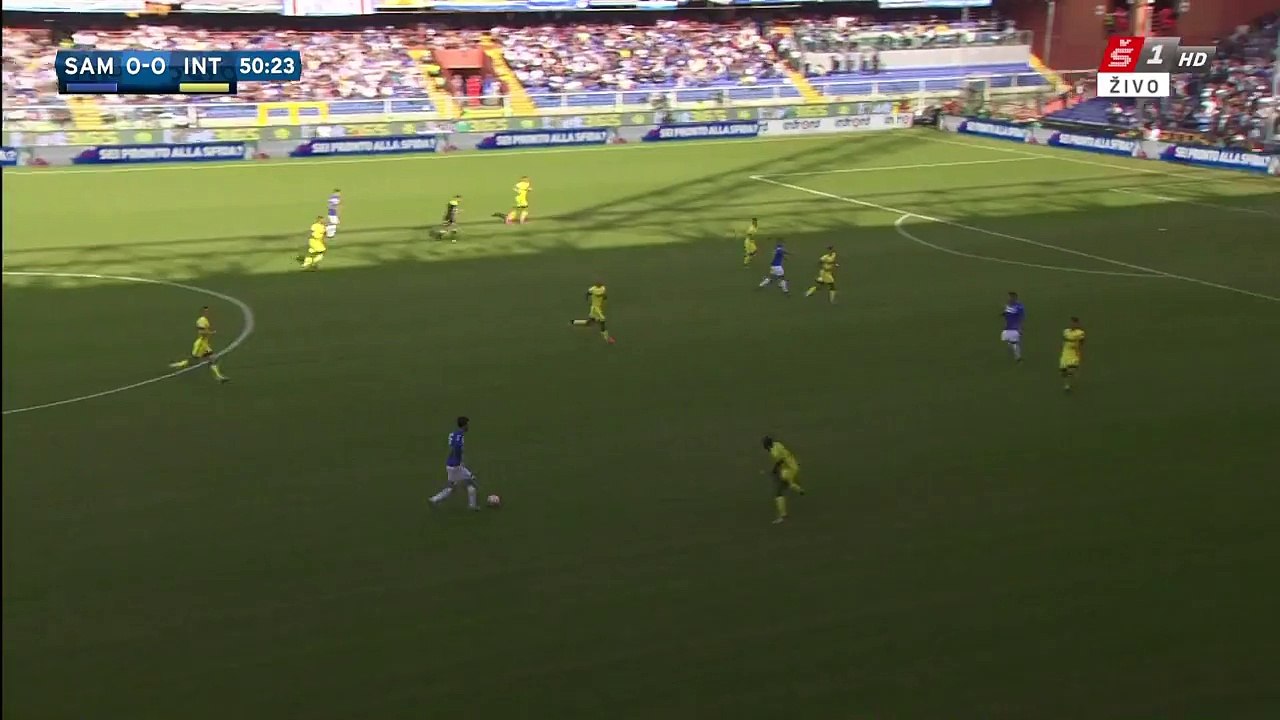 Luis Muriel 1:0 | Sampdoria - Inter 04.10.2015 HD