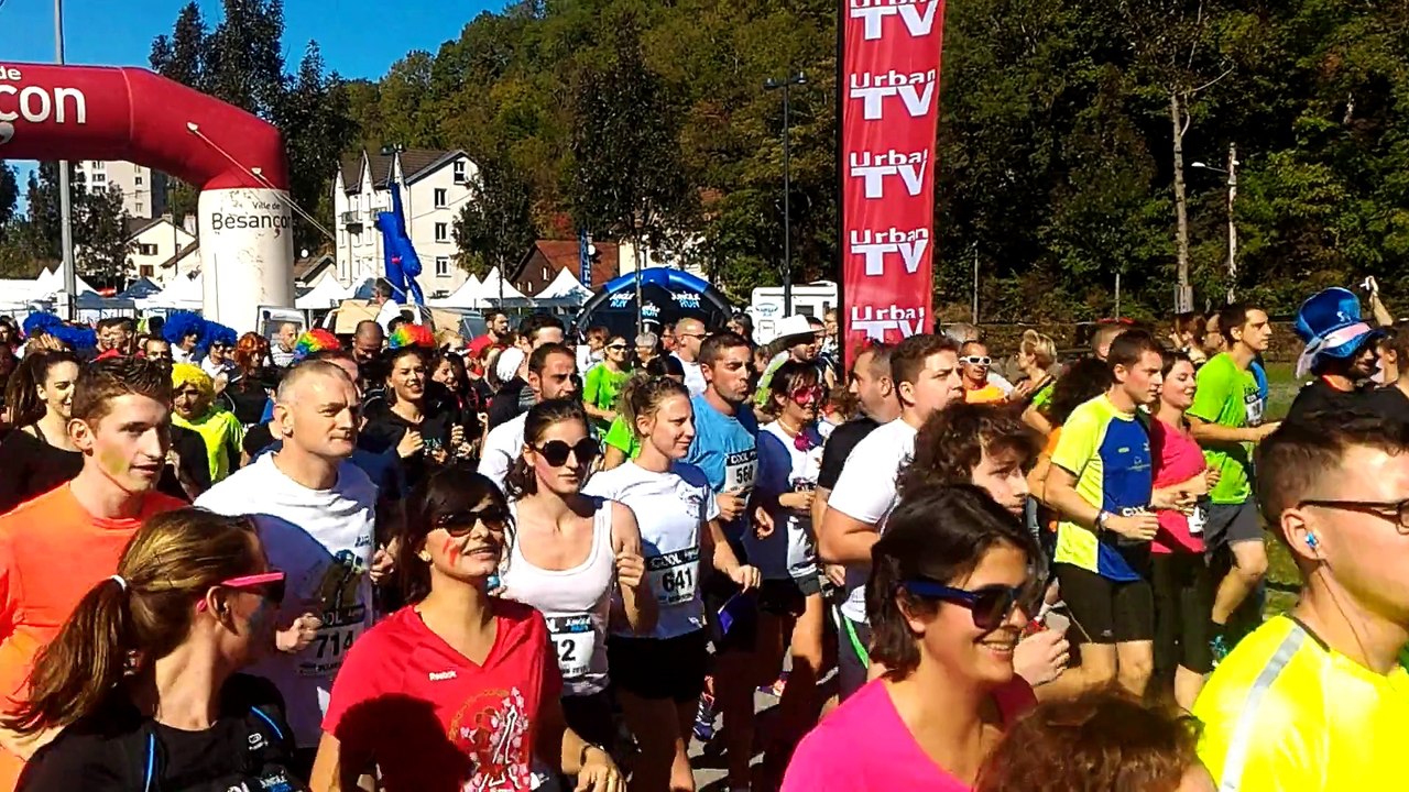 Départ de la Jungle Run 2015 à Besançon