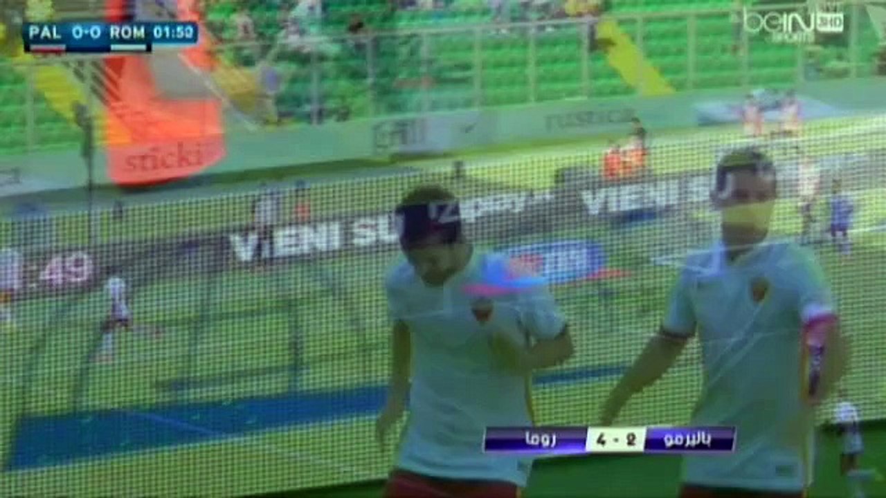 أهداف مباراة باليرمو وروما في الدوري الإيطالي