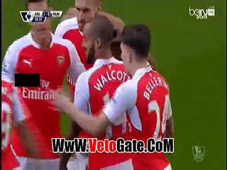 "سانشيز"يتقدم بالهدف الاول الارسنال فى مانشستر يونايتد