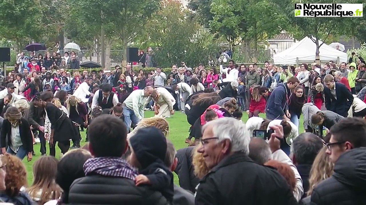 VIDEO. 400 danseurs à Niort pour un immense flashmob