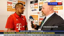 Entrevista a Arturo Vidal, nuevo jugador del Bayern Munich • 2015