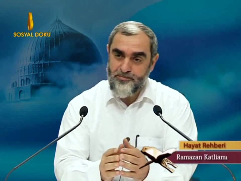 Keskin viraj yok Her dönüş küçük bir açıyla başlar Allah'a dönüş de şeytana dönüş de Nureddin Yıldız