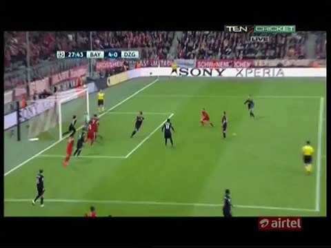 1 st half goals BAYERN MUNCHEN 2-1 BORUSSIA DORTMUND - BUNDESLIGA -