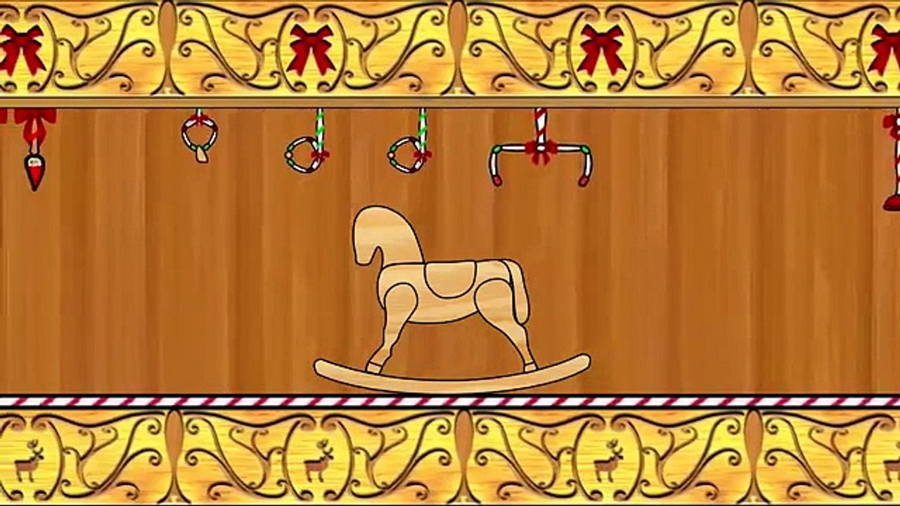 Santa's Workshop 'rocking horse' L'atelier de Noël 'cheval à bascule'