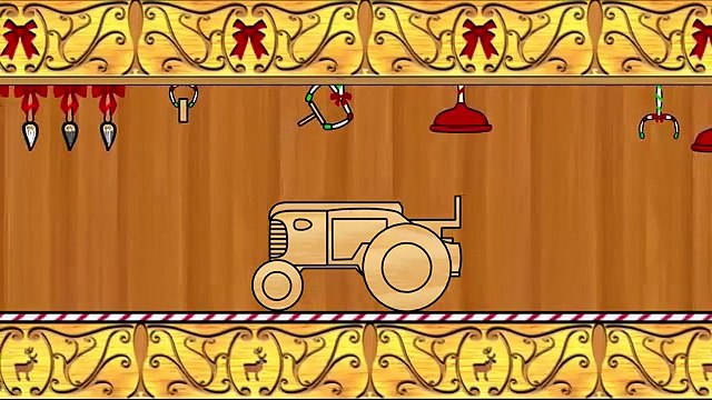 Santa's Workshop 'Tractor' L'atelier de Noël 'Tracteur'