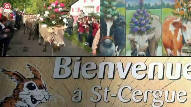 La désalpe à ST CERGUE SUISSE 2015
