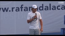 Tennis Clinic of Rafa Nadal Academy at China Open 2015.