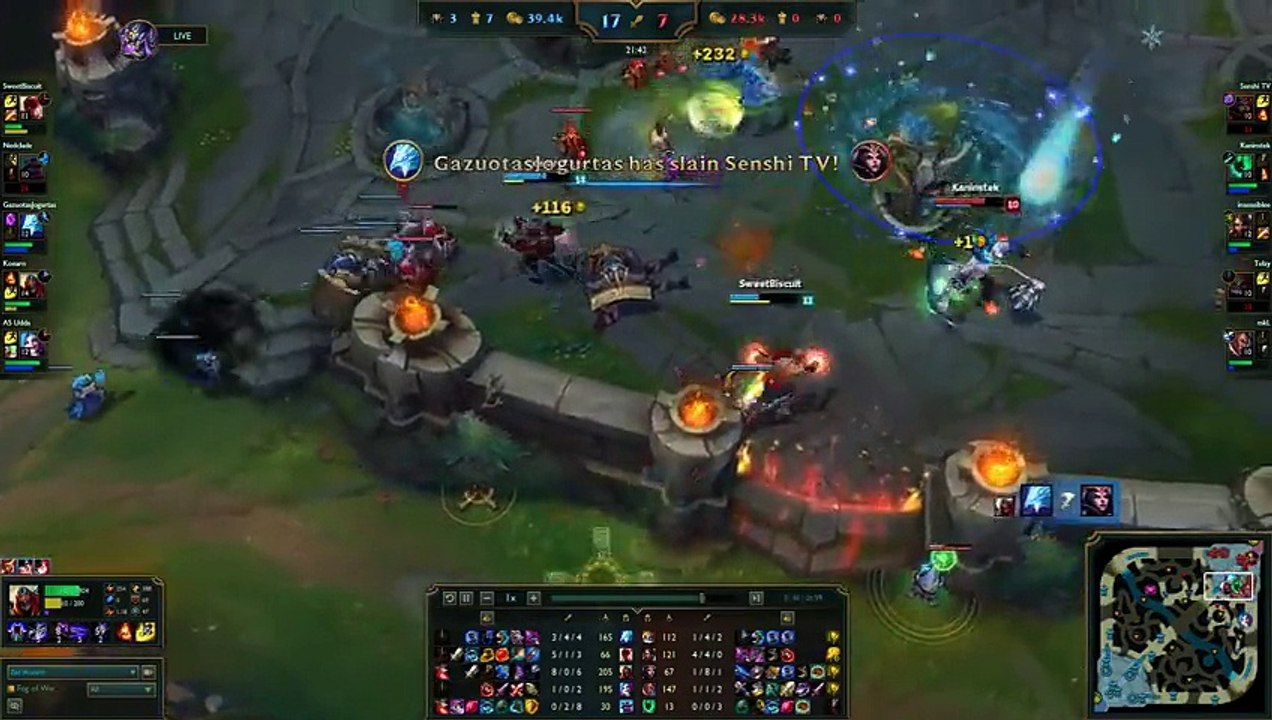 [LOL EXA] SKT T1 Faker - Zed vs LeBlanc - EUW LOL SoloQ Highlights