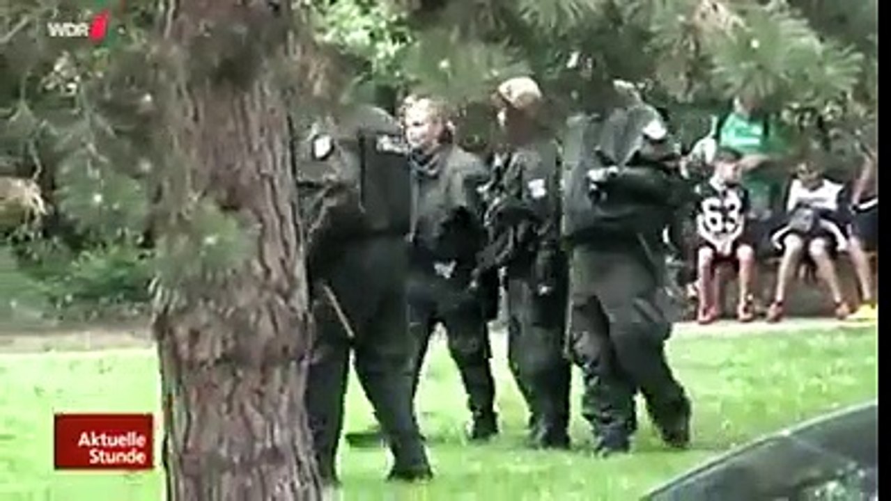 Zigeuner Clan Schlägerei mitten in der Stadt