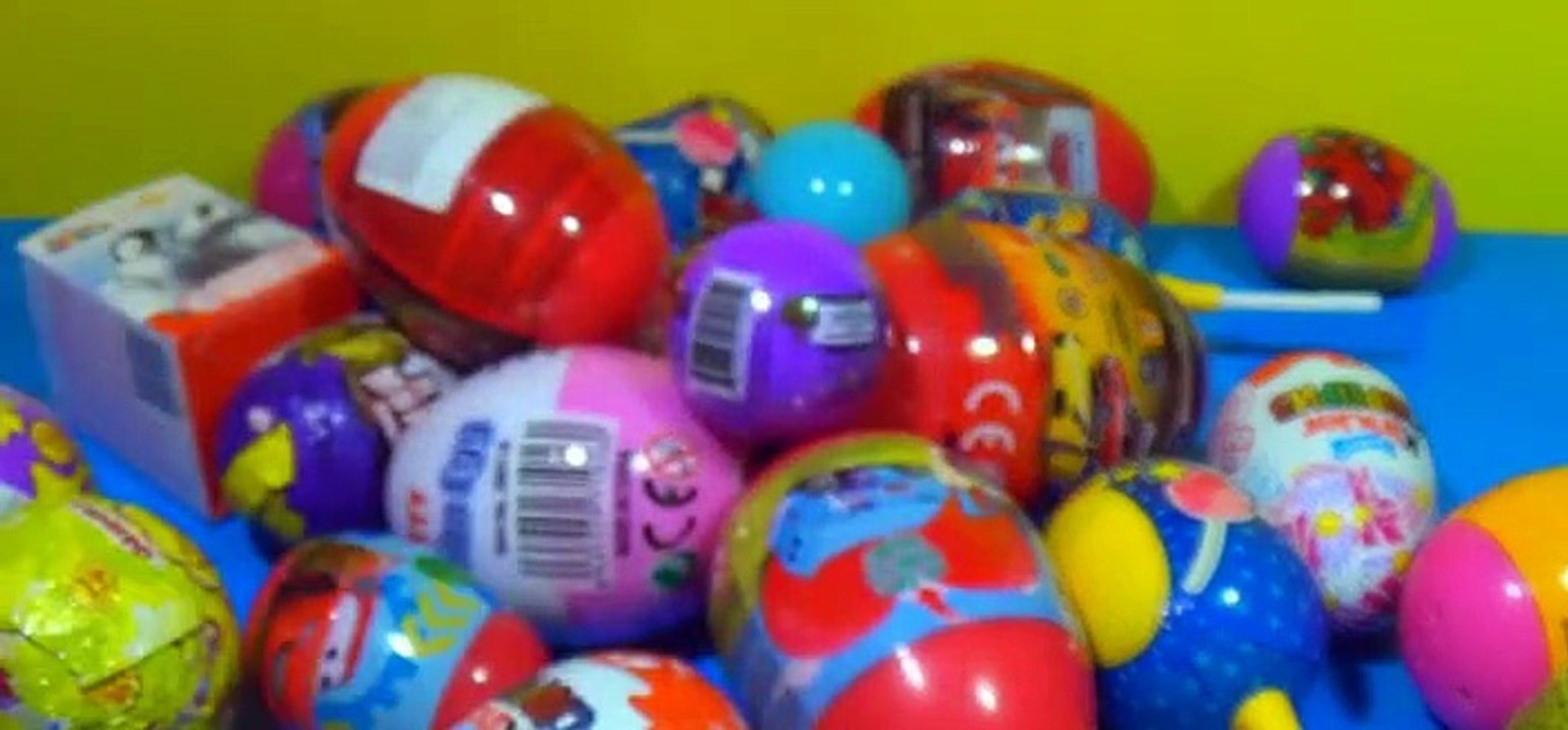 80 Surprise Eggs Kinder Surprise SpongeBob Toy Story Cars Spider man Hello Kitty MARVEL Heroes! [Full Episode]