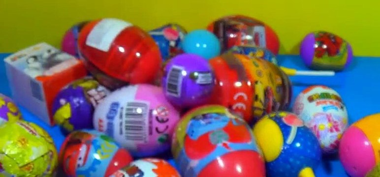 80 Surprise Eggs Kinder Surprise SpongeBob Toy Story Cars Spider man Hello Kitty MARVEL Heroes! [Full Episode]