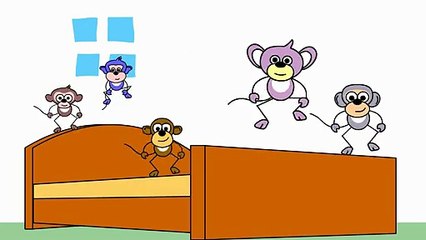 Five little Monkeys - Nursery Rhyme - Video Dailymotion