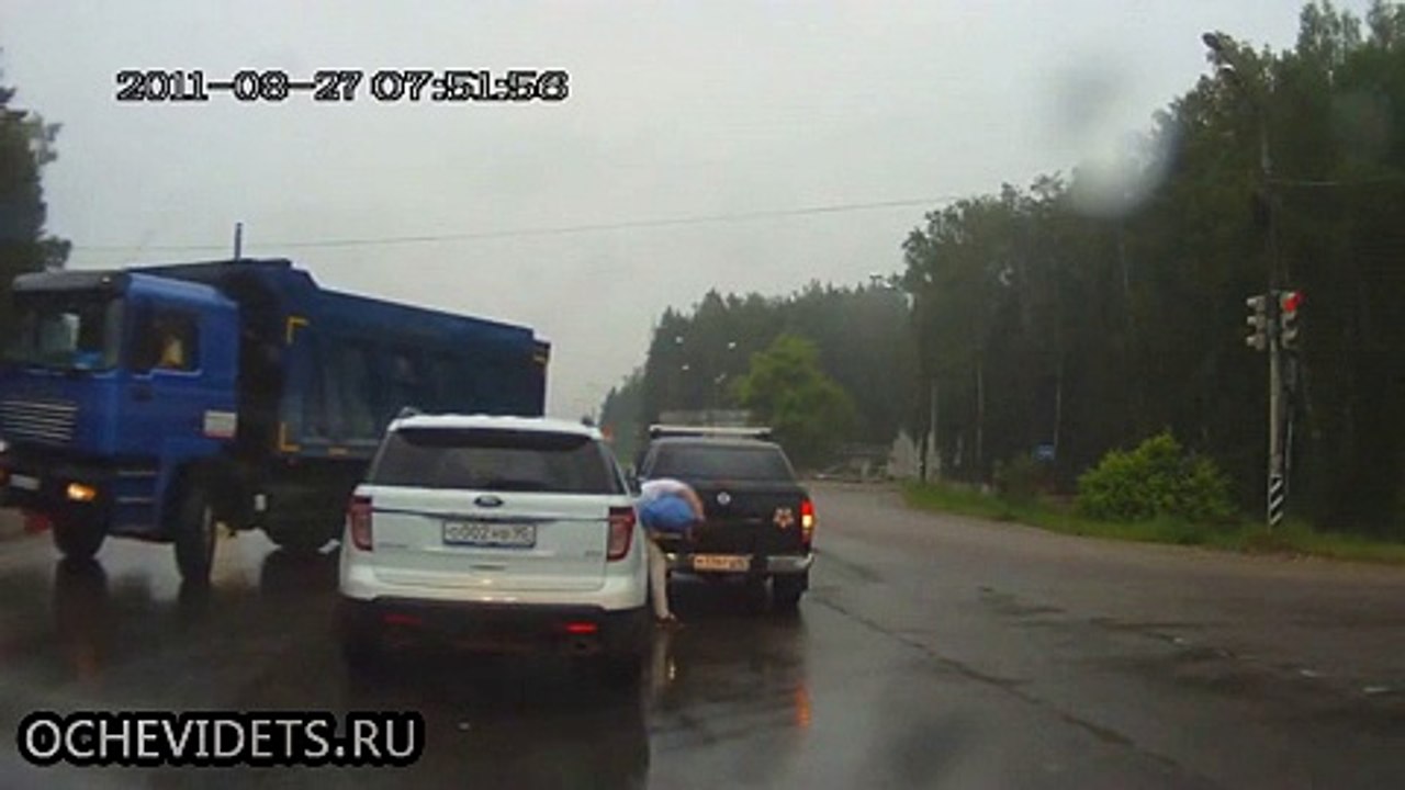 Схватка под дождем