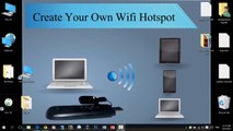 Create you own WiFi hotspot Using Laptop Urdu Tutorial