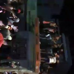 سقوط سقف أحد المطاعم في سوسة بجماهير النجم الساحلي !!! ربي يلطف بينا !!!