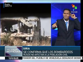 Rusia y Siria informan que ataques rusos no dañan a civiles