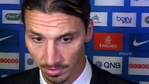 PSG - La réaction à chaud de Zlatan Ibrahimovic