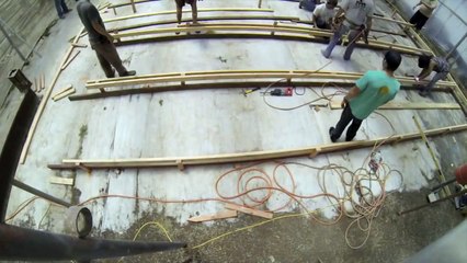 World's Largest Aquaponics Greenhouse Build Timelapse