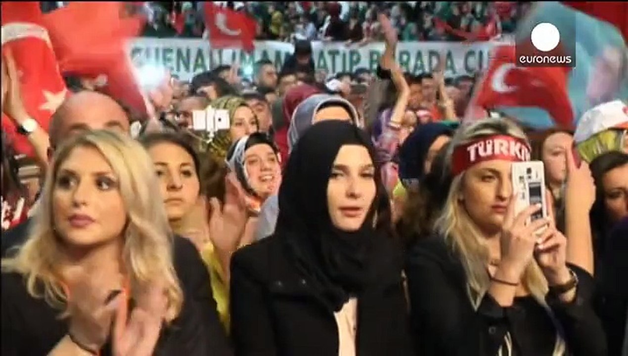 Erdogan in Straßburg: 'Unser Problem besteht aus Terroristen'