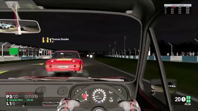 Project Cars xbox one Ford Escort MK1 Donington Park GP Night Race