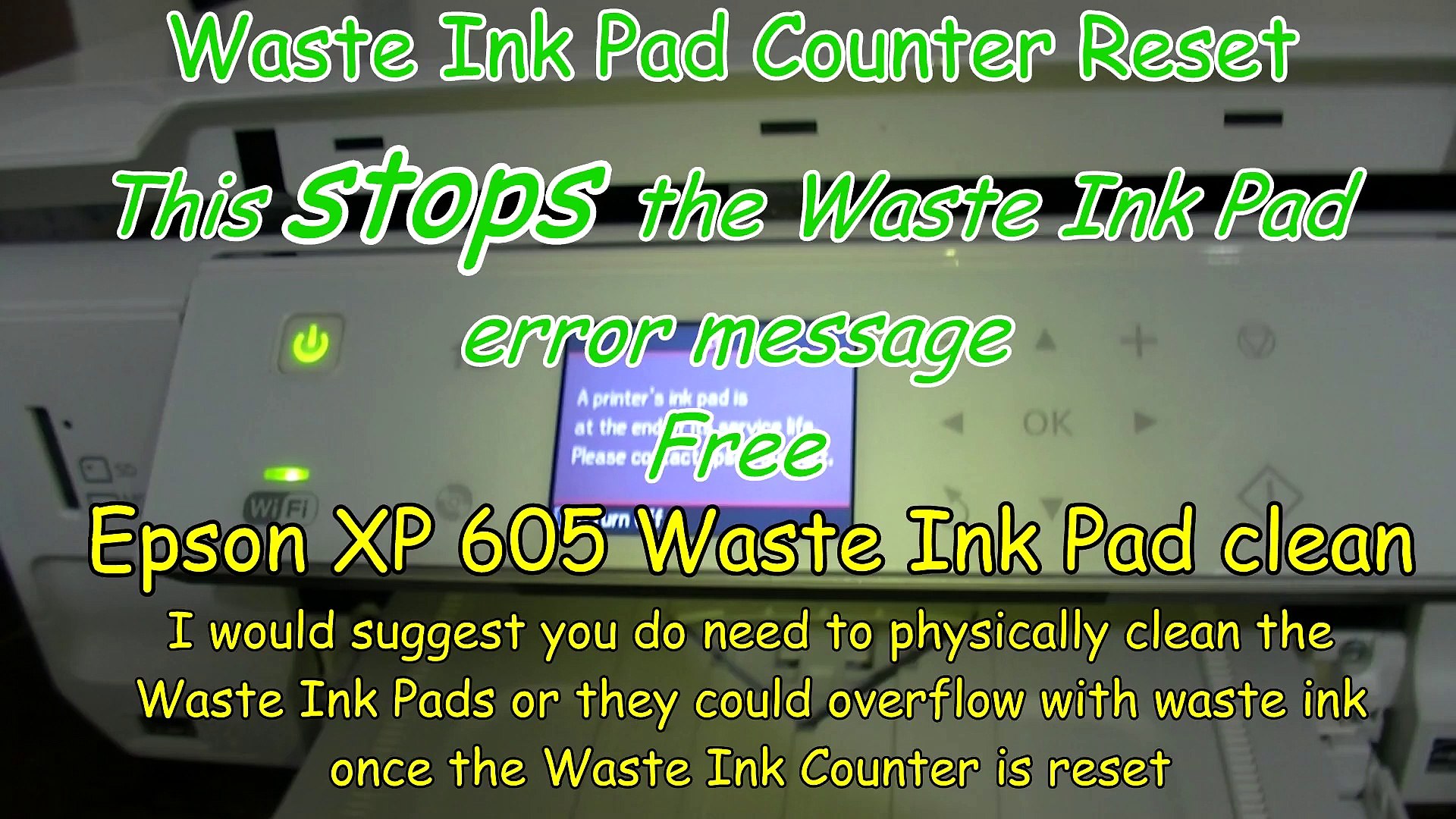 waste ink reset