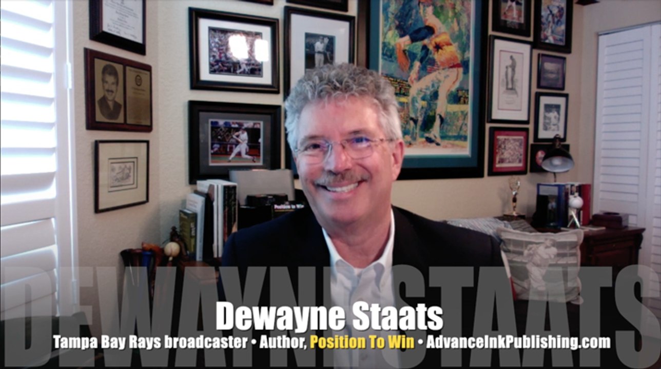 INTERVIEW Dewayne Staats, play-by-play announcer, Tampa Bay Rays, author, Position to Win