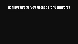 AudioBook Noninvasive Survey Methods for Carnivores Online