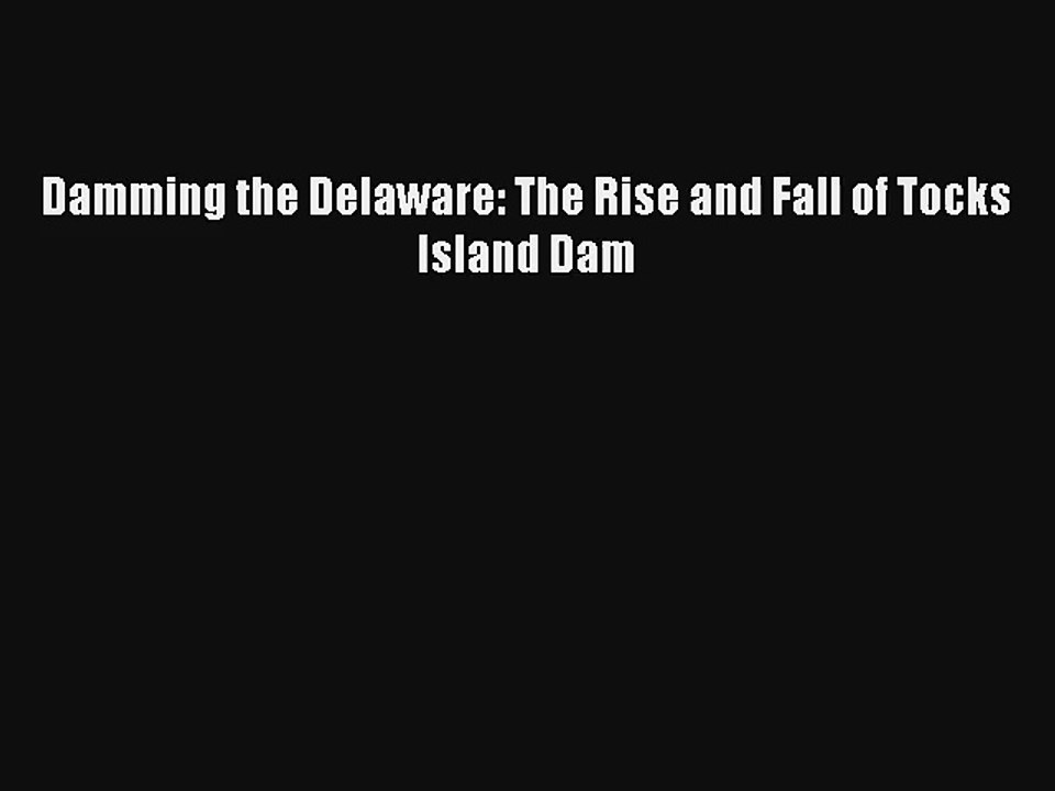 Damming the Delaware: The Rise and Fall of Tocks Island Dam Book Download Free