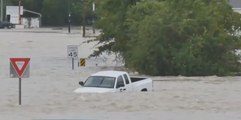 Les inondations en Caroline du Sud à travers les télés américaines