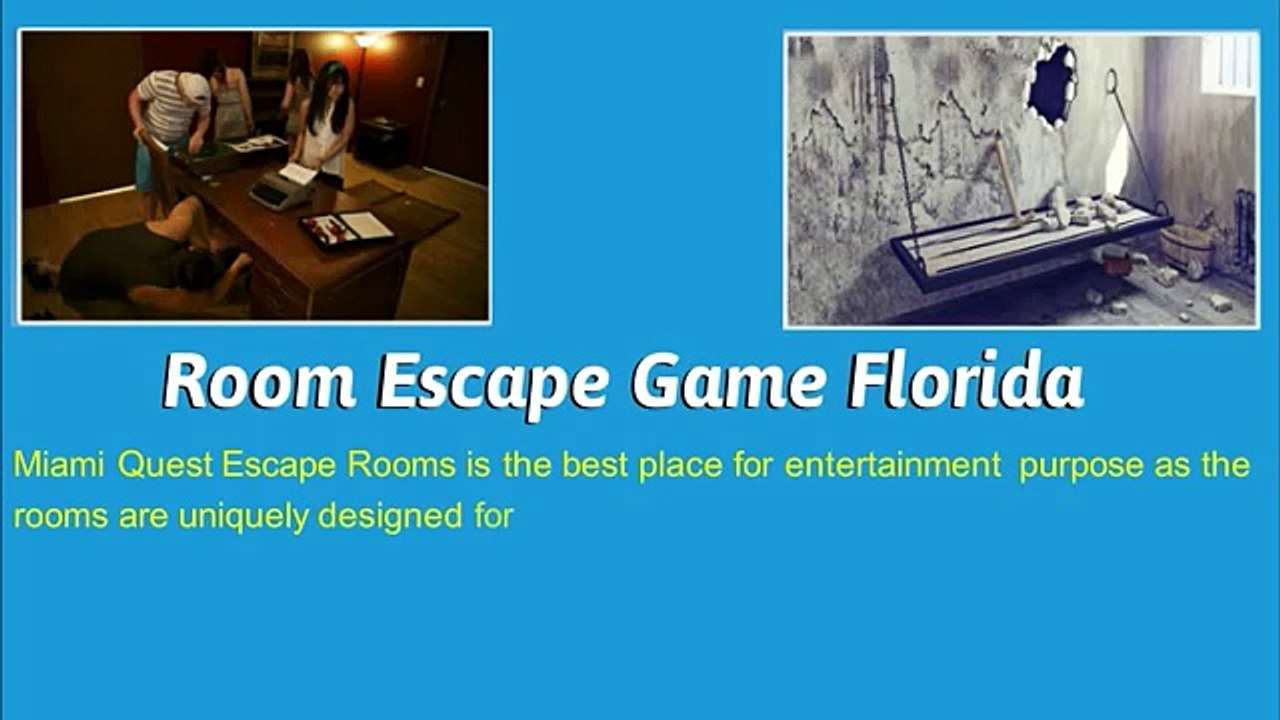 Have fun with Room Escape Game Florida - Miami Quest Escape Rooms