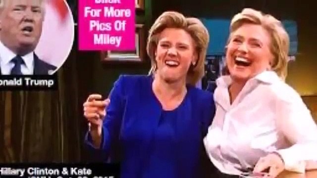 Hillary Clinton Tends Bar, Impersonates Trump in 'SNL' Cameo