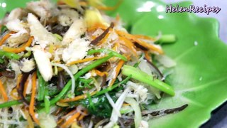 Crab Meat and Glass Noodle Stir-fry - MIEN XAO CUA
