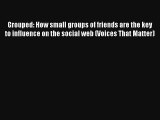 Grouped: How small groups of friends are the key to influence on the social web (Voices That