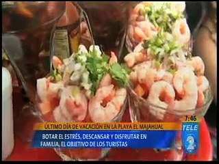 Ultimo dia de vacacion en playa el majahual