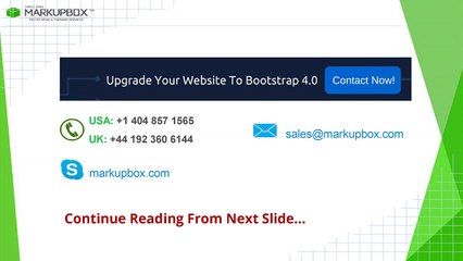 Why you need to switch to bootstrap 4.0?