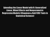 AudioBook Extending the Linear Model with R: Generalized Linear Mixed Effects and Nonparametric