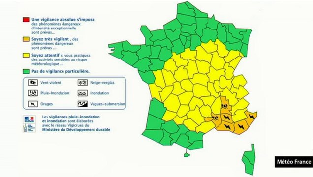 À quoi sert la carte de vigilance météo ? (Planète Environnement)