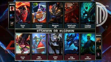 TSM vs LGD | League of Legends World Championship 2015 Group D | Team SoloMid vs LGD Gamin