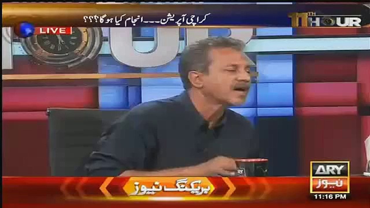 Check Out Waseem Badami Reaction When MQM’s Waseem Akhter Said You Are No Longer Intimidated By MQM