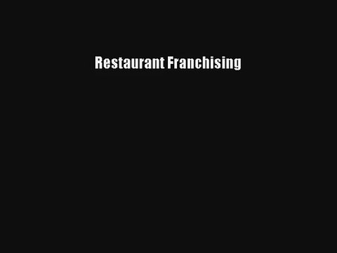 Restaurant Franchising