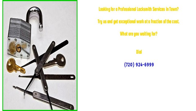 Emergency Locksmith Experts in Morrison, CO