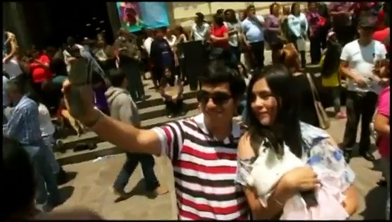 Un prêtre péruvien bénit chiens et chats endimanchés