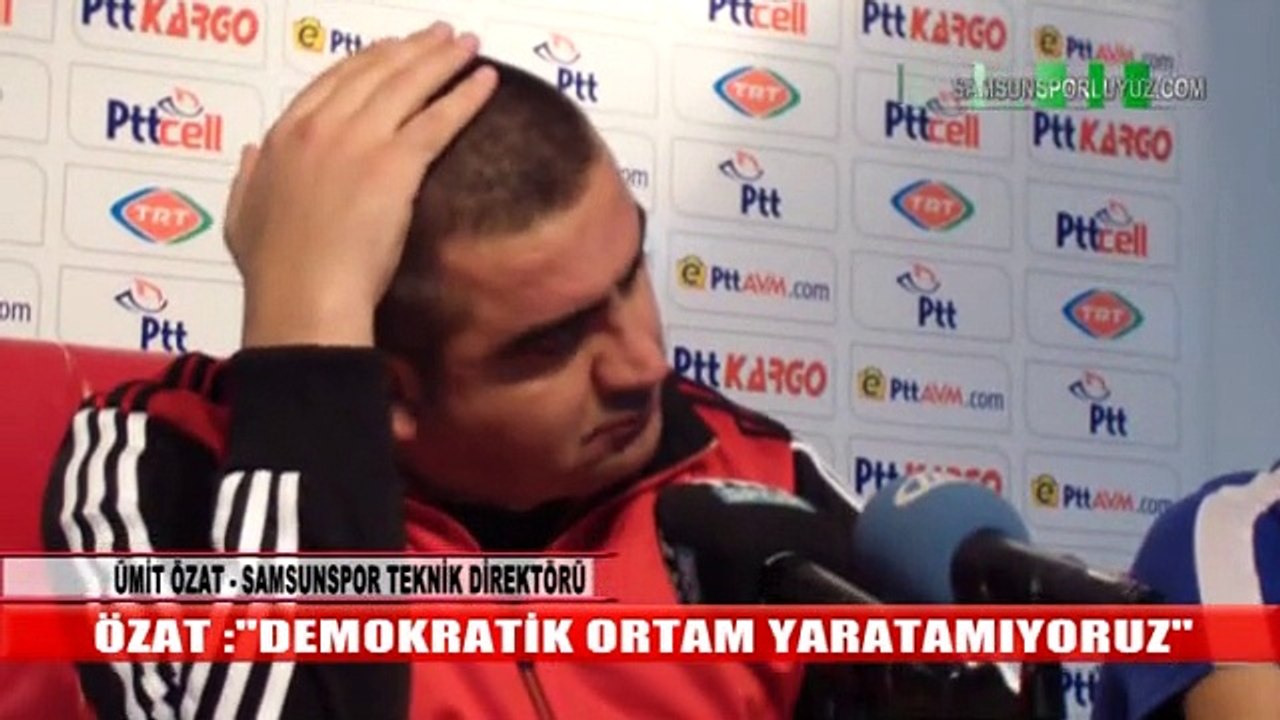 ÜMİT ÖZAT MAÇ SONU AÇIKLAMASI - SAMSUN- 03102015