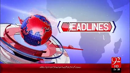 Headlines - 10:00 AM – 05 Oct 15 - 92 News HD