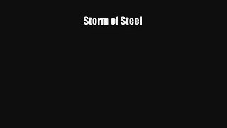 Storm of Steel Read PDF Free