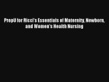 Read PrepU for Ricci's Essentials of Maternity Newborn and Women's Health Nursing Ebook Free