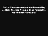 Read Perinatal Depression among Spanish-Speaking and Latin American Women: A Global Perspective