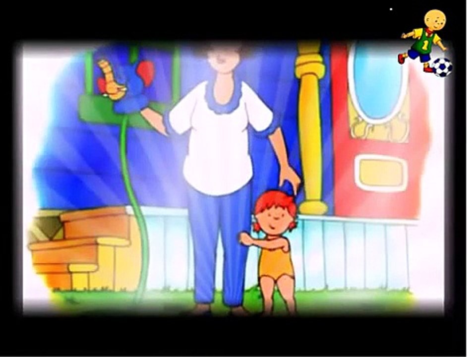 Caillou Deutsch ~ Caillou 005 Caillou ist es hei szlig; R uuml;cksitzfahrer